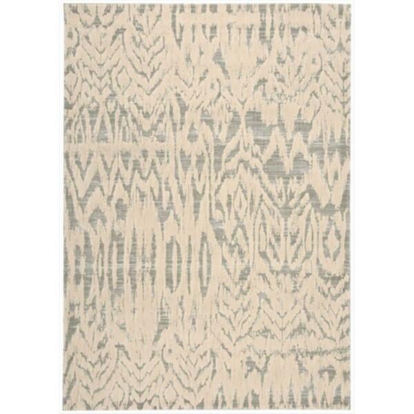 Nourison Nepal Area Rug Collection Ivory Grey 2 ft 3 in. X 8 ft Runner 99446152329